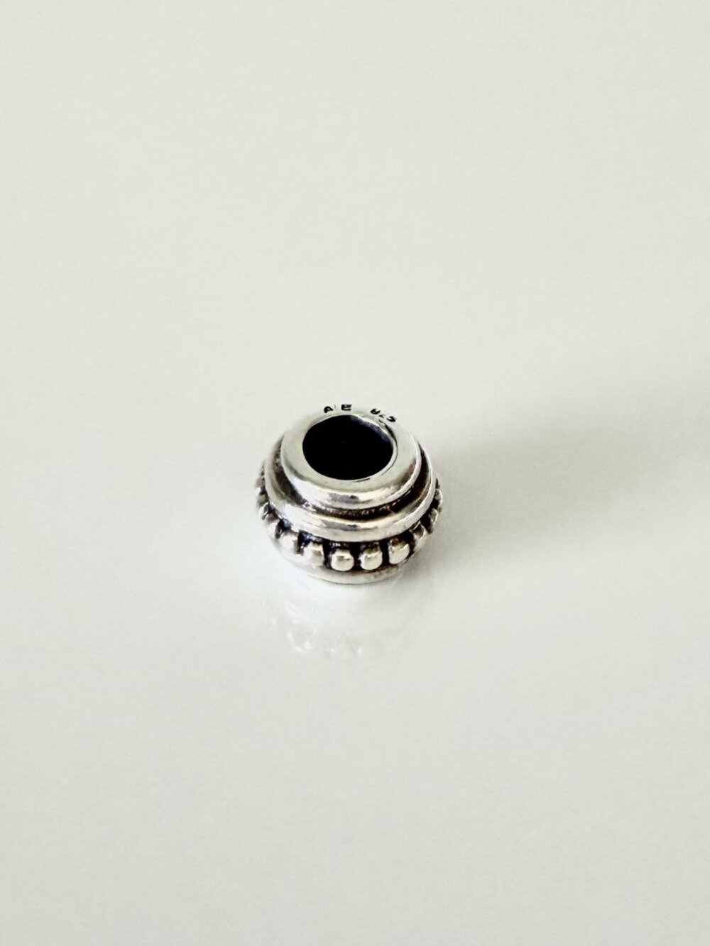 PANDORA Silver Hopi Charm with Five Circles Design